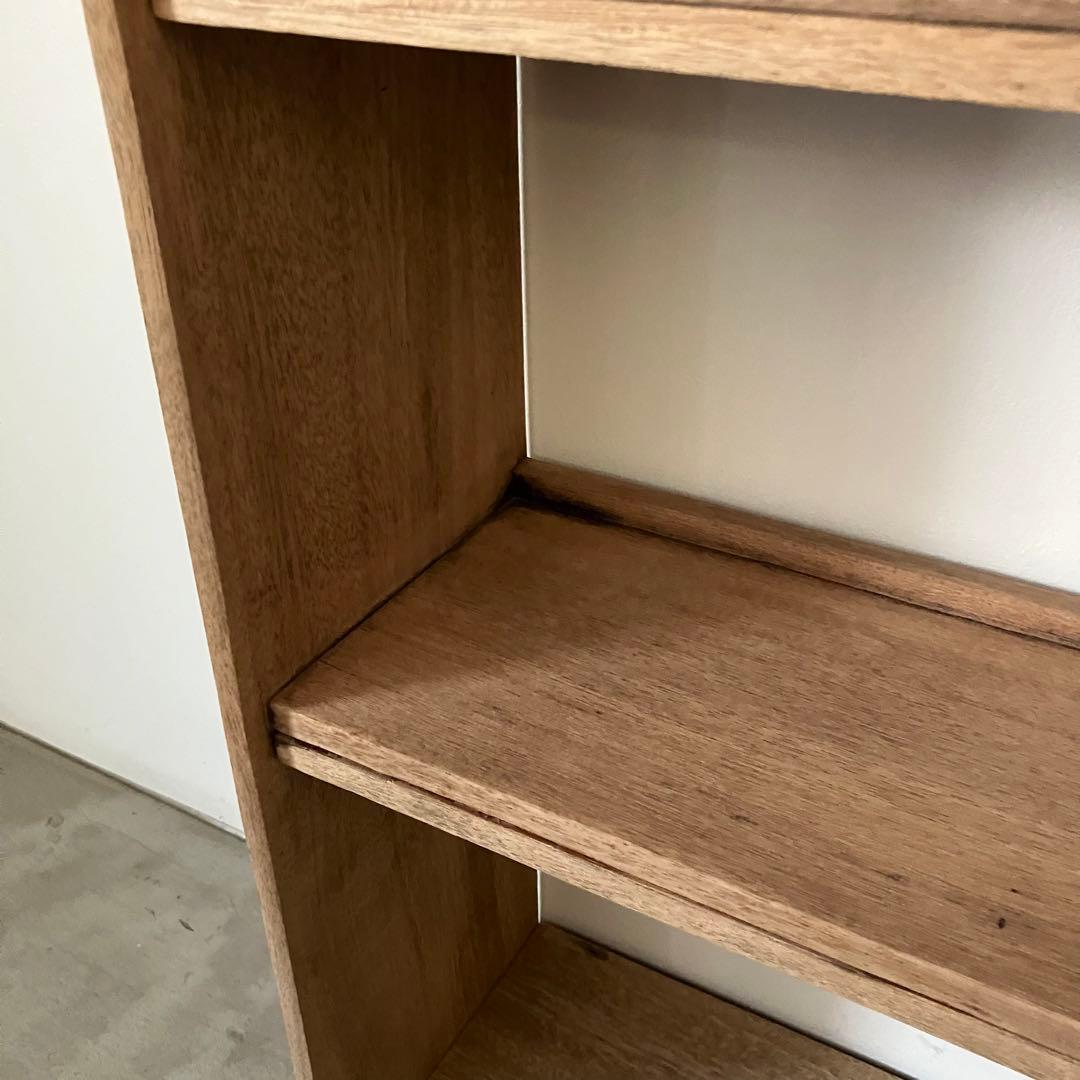 レトロ　アンティーク　古家具　古道具　剥離家具　ストリップド　本棚　シェルフ