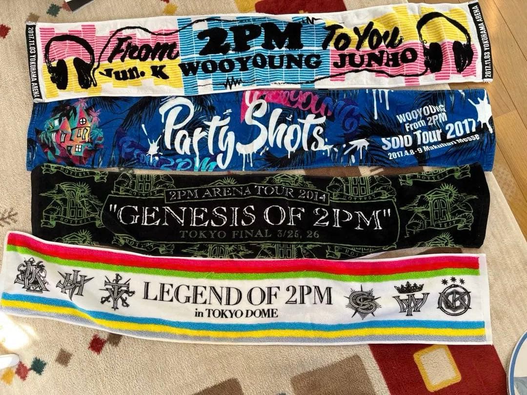 ①2PM 、ウヨングッズセット Hottest Japan ウヨン直筆サイン写真