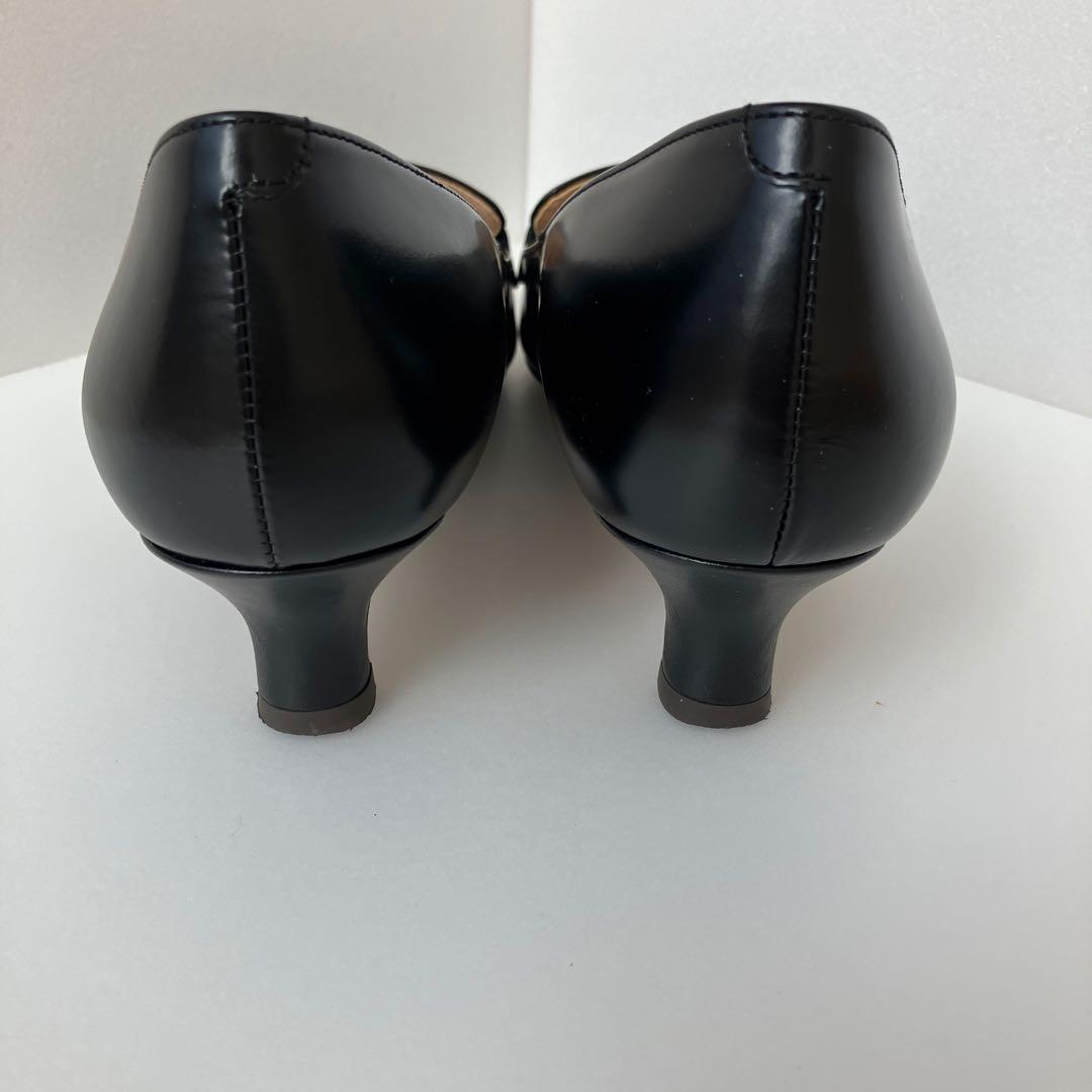 美品⭐︎ DIANA ブラックパンプス ポインテッドトゥ24.5cm