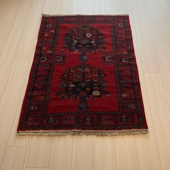 【新品未使用】アフガニスタン産 バルーチ絨毯　ラグ　トライバル　ペルシャ