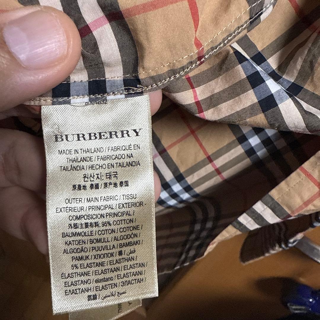 BURBERRY 19SS ニュークラシック ノバチェック 長袖 シャツ XL