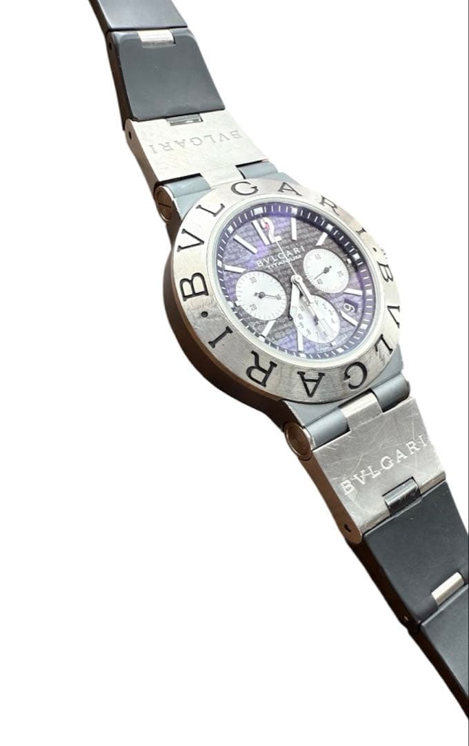 ブルガリ BVLGARI TI44TACH ディアゴノ クロノグラフ 自動巻き