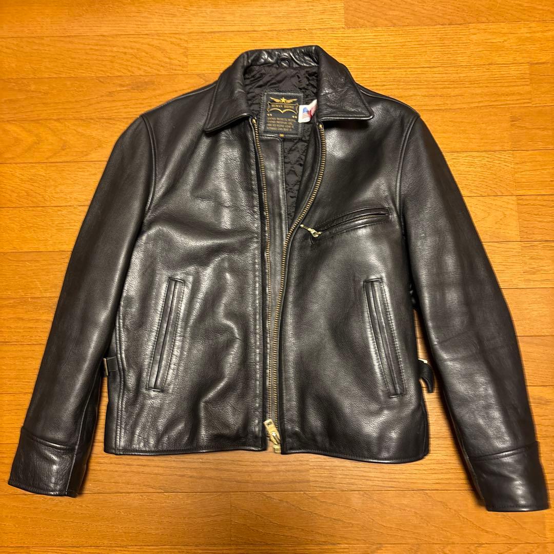 牛革・シングルレザージャケット（本革）