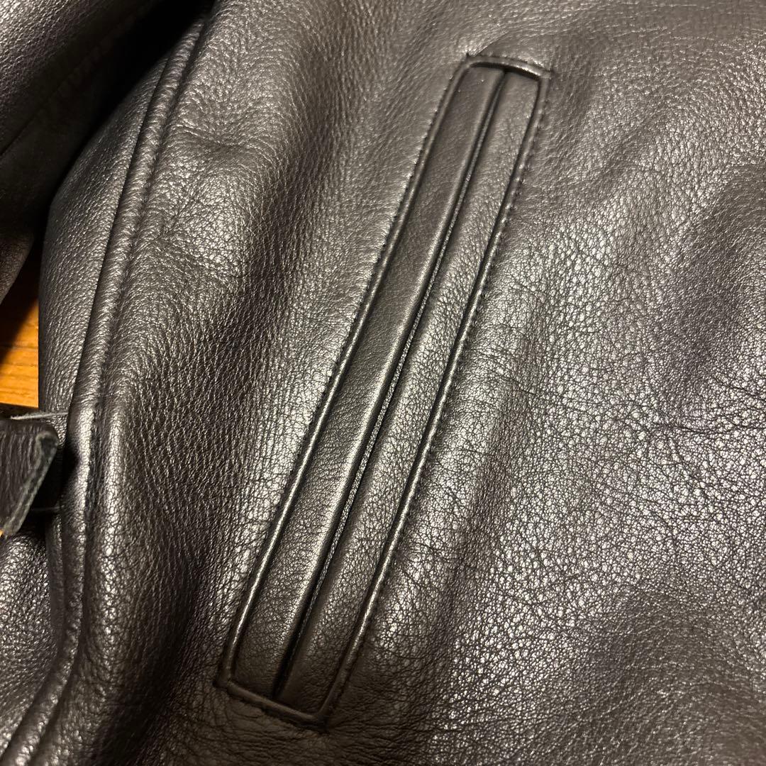牛革・シングルレザージャケット（本革）