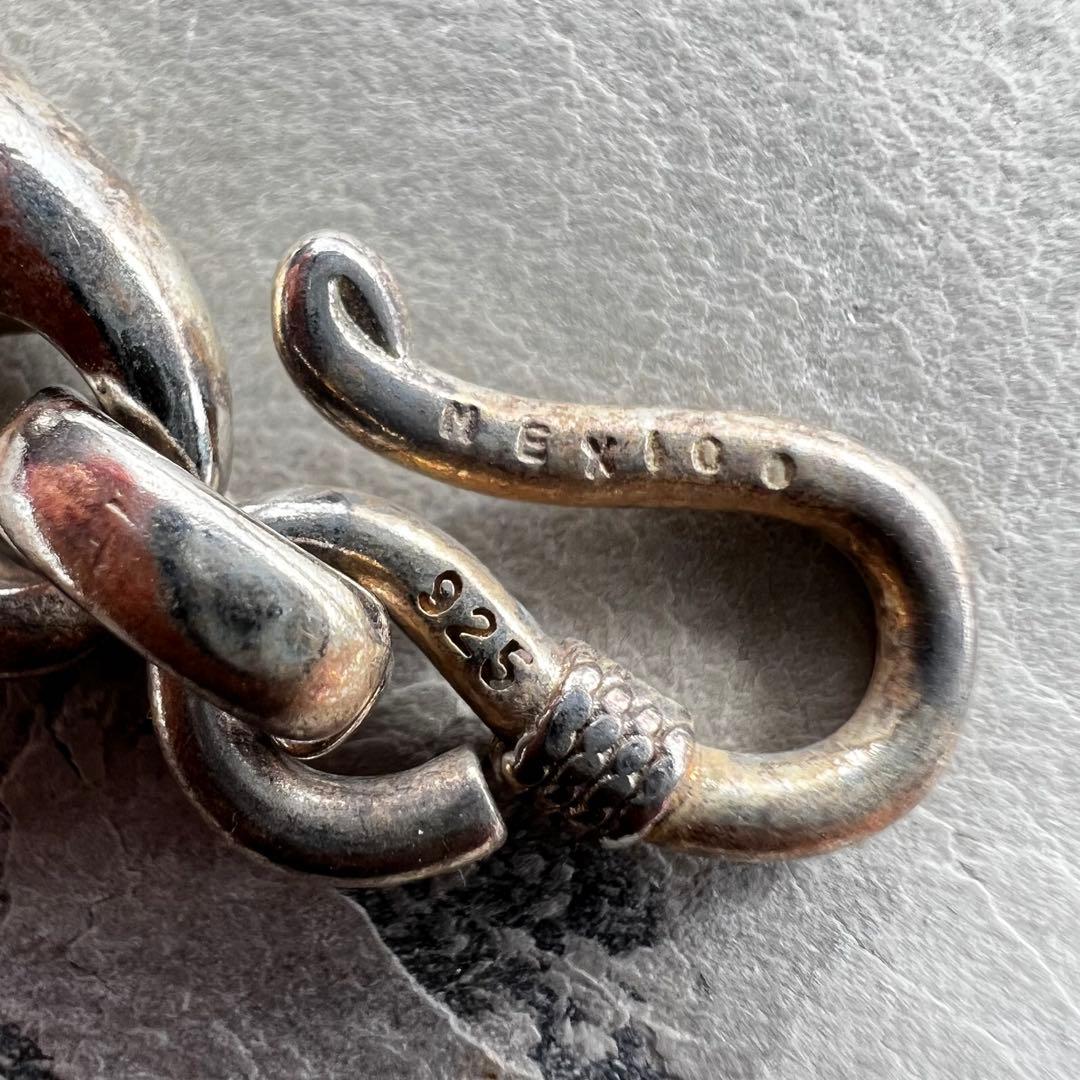 ヴィンテージ メキシコ アンカーチェーン ブレスレット 豚鼻 ジュエリー