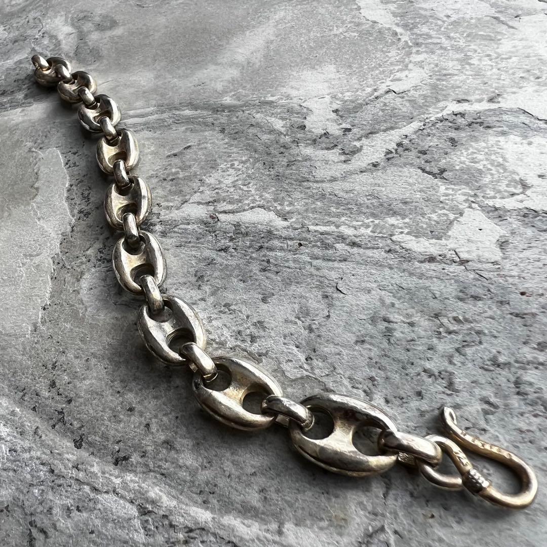 ヴィンテージ メキシコ アンカーチェーン ブレスレット 豚鼻 ジュエリー
