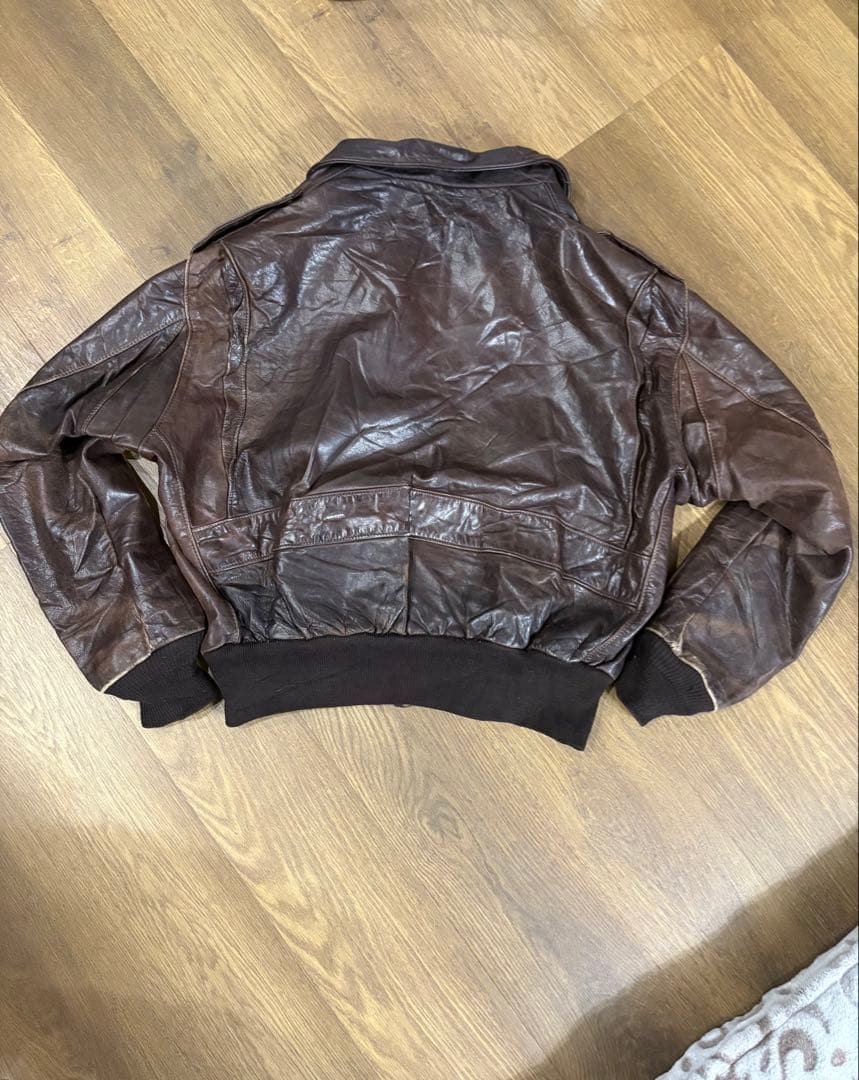 【希少】80sUSA製Schott a2 フライトジャケット サイズ52