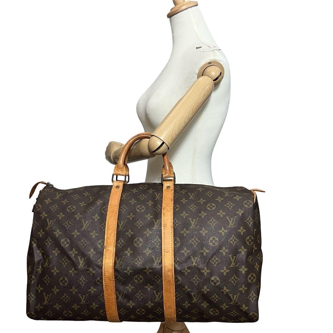 【正規品】ルイヴィトン　モノグラム　キーポル50　ボストンバッグ　旅行用バッグ