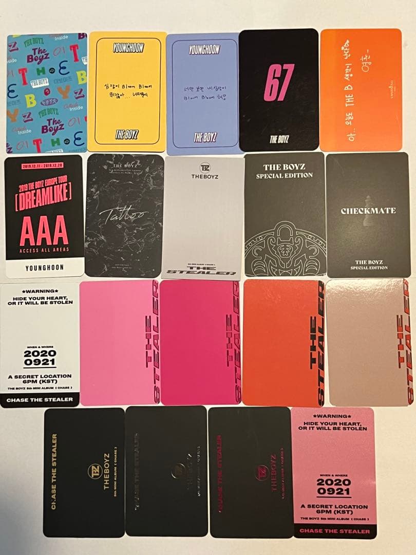 THE BOYZ ヨンフン YOUNGHOON トレカ