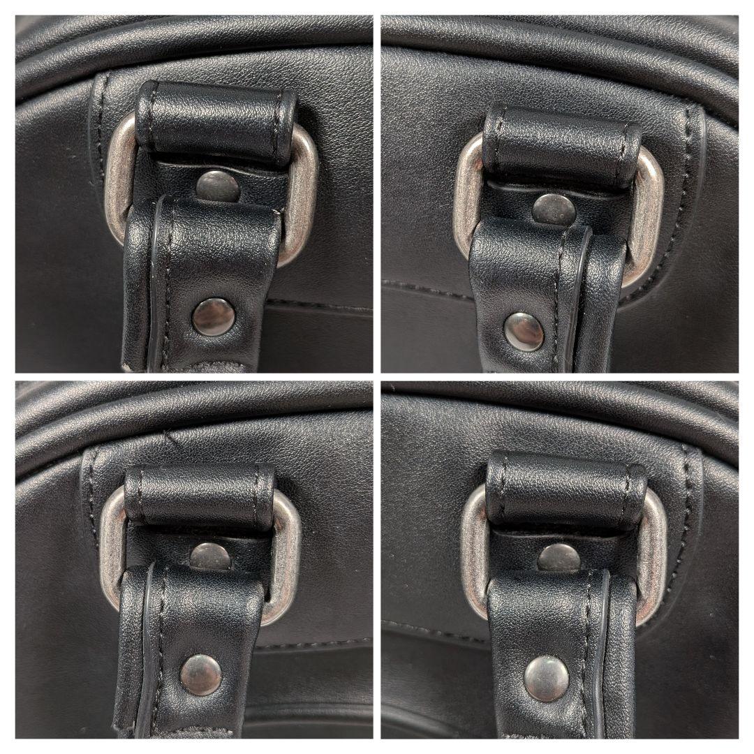 DIESEL ディーゼル『MERI S』エンボスロゴミニボストン2WAY 黒