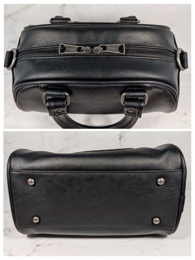 DIESEL ディーゼル『MERI S』エンボスロゴミニボストン2WAY 黒