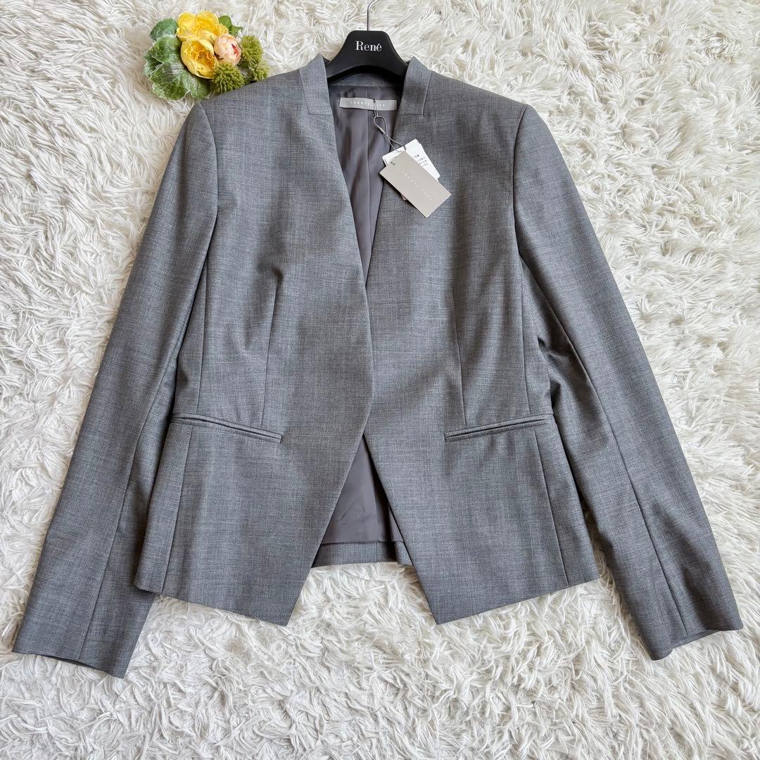 新品タグ付きあり♡セオリーリュクス スーツ上下 エグゼクティブ グレー 40/L