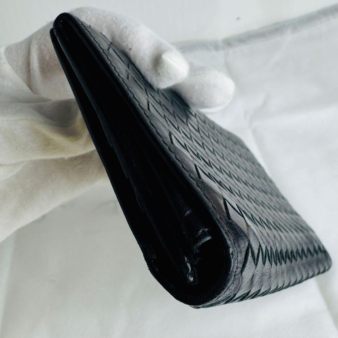 BOTTEGA VENETAボッテガヴェネタ 長財布イントレ ブラック