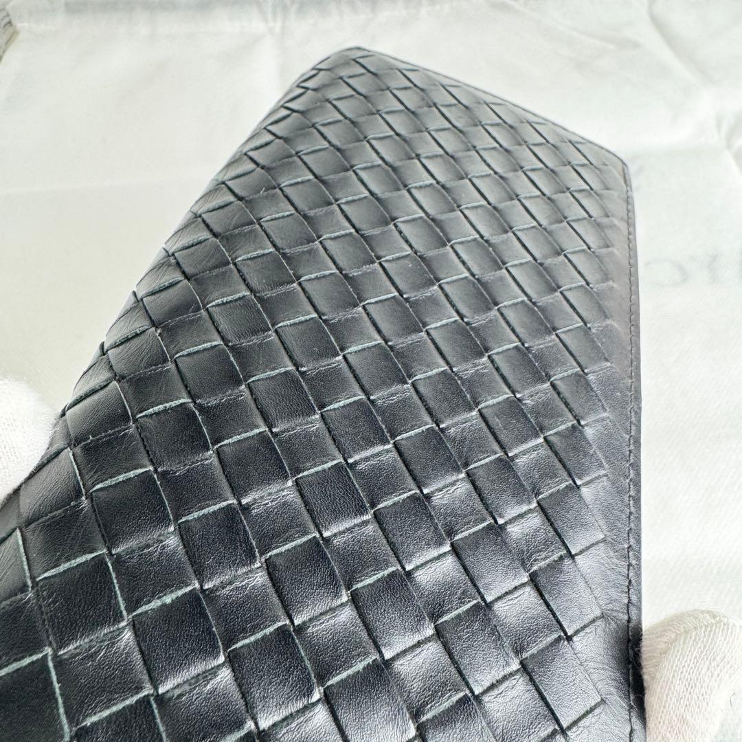 BOTTEGA VENETAボッテガヴェネタ 長財布イントレ ブラック