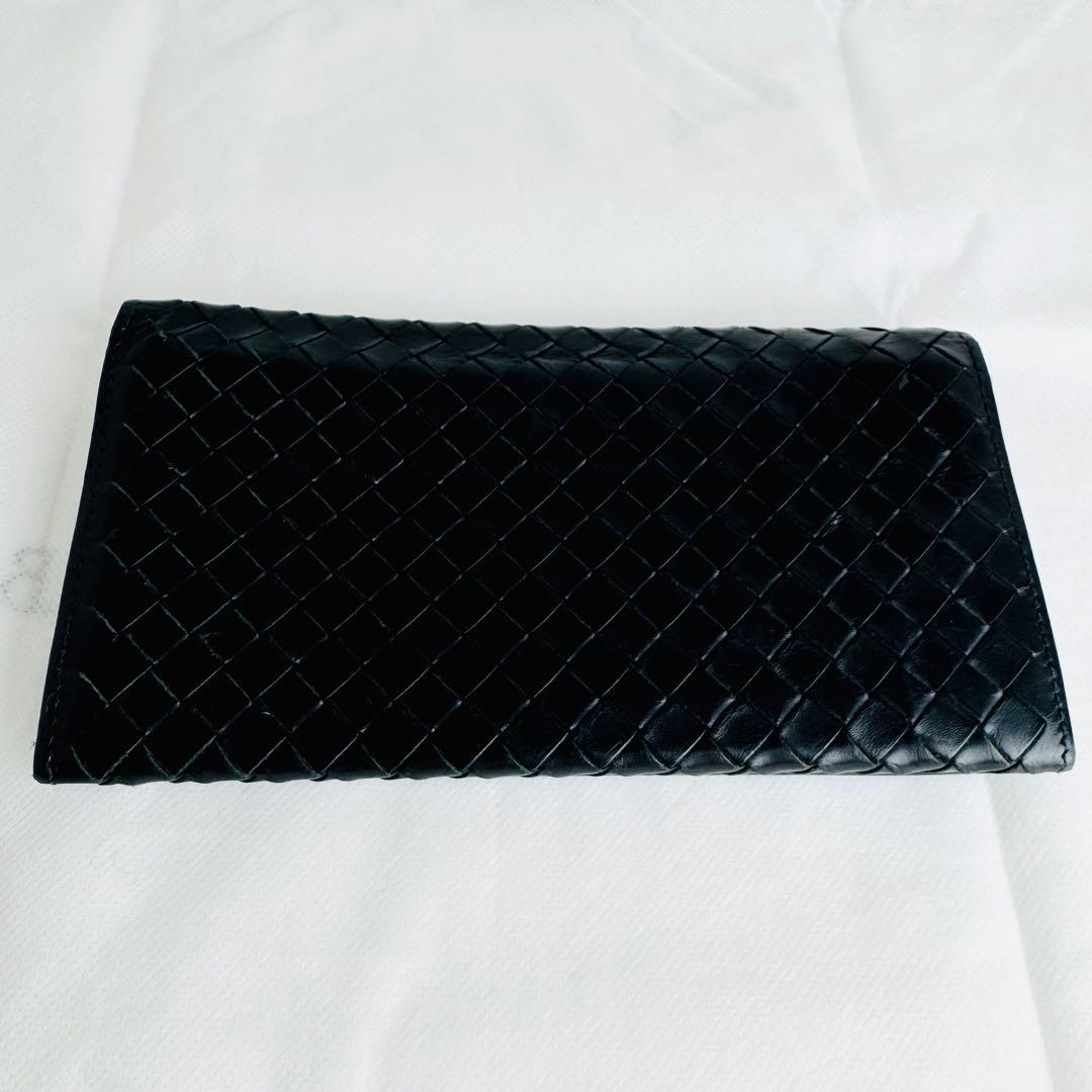 BOTTEGA VENETAボッテガヴェネタ 長財布イントレ ブラック