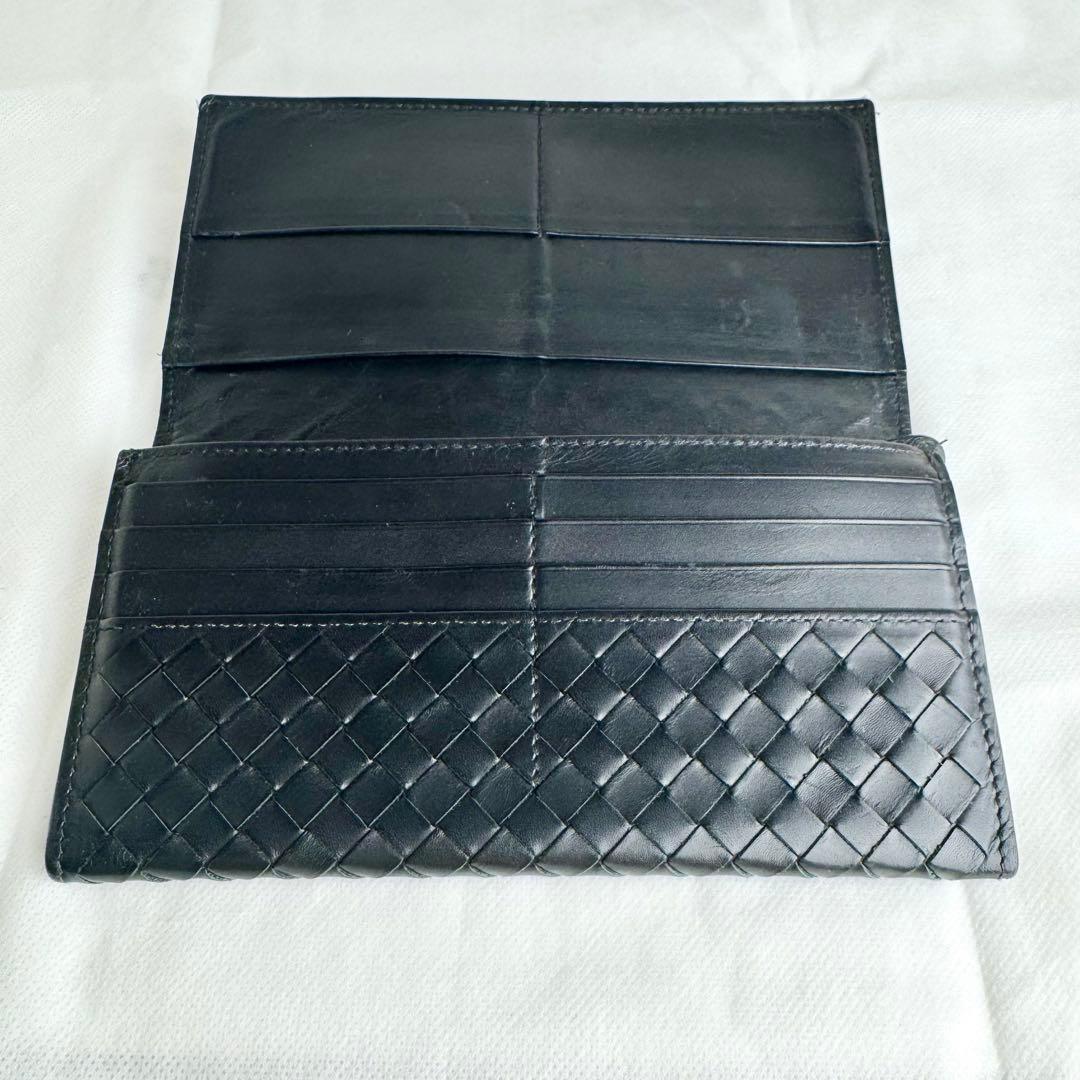 BOTTEGA VENETAボッテガヴェネタ 長財布イントレ ブラック