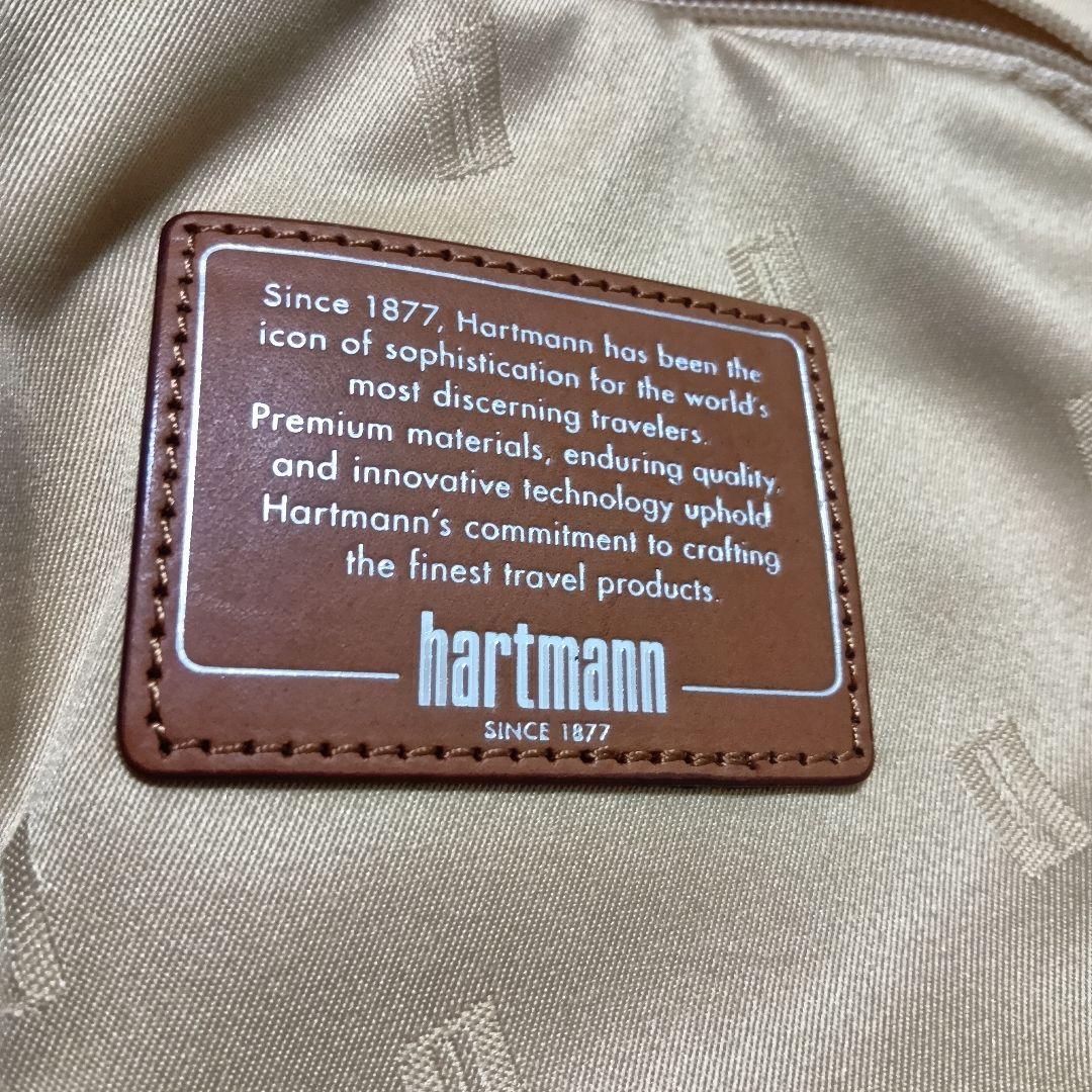 【美品】Hartmann ハートマン レザー ツイード ガーメントケース