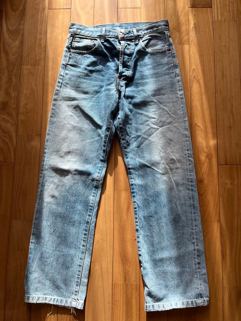 s*a様 【希少】140周年記念LEVI'S701XX BIG E赤耳 片面タブ