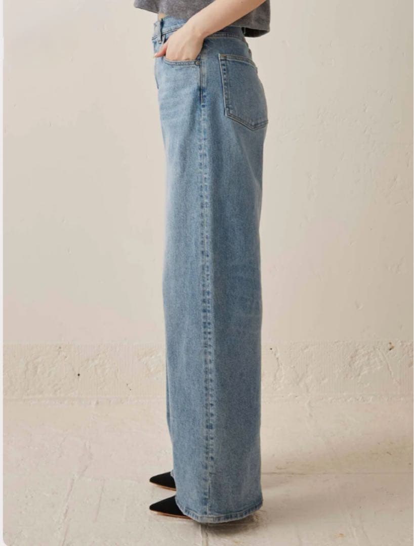 THE NEWHOUSE TNH MILTON JEAN ブルー　ワイド　25