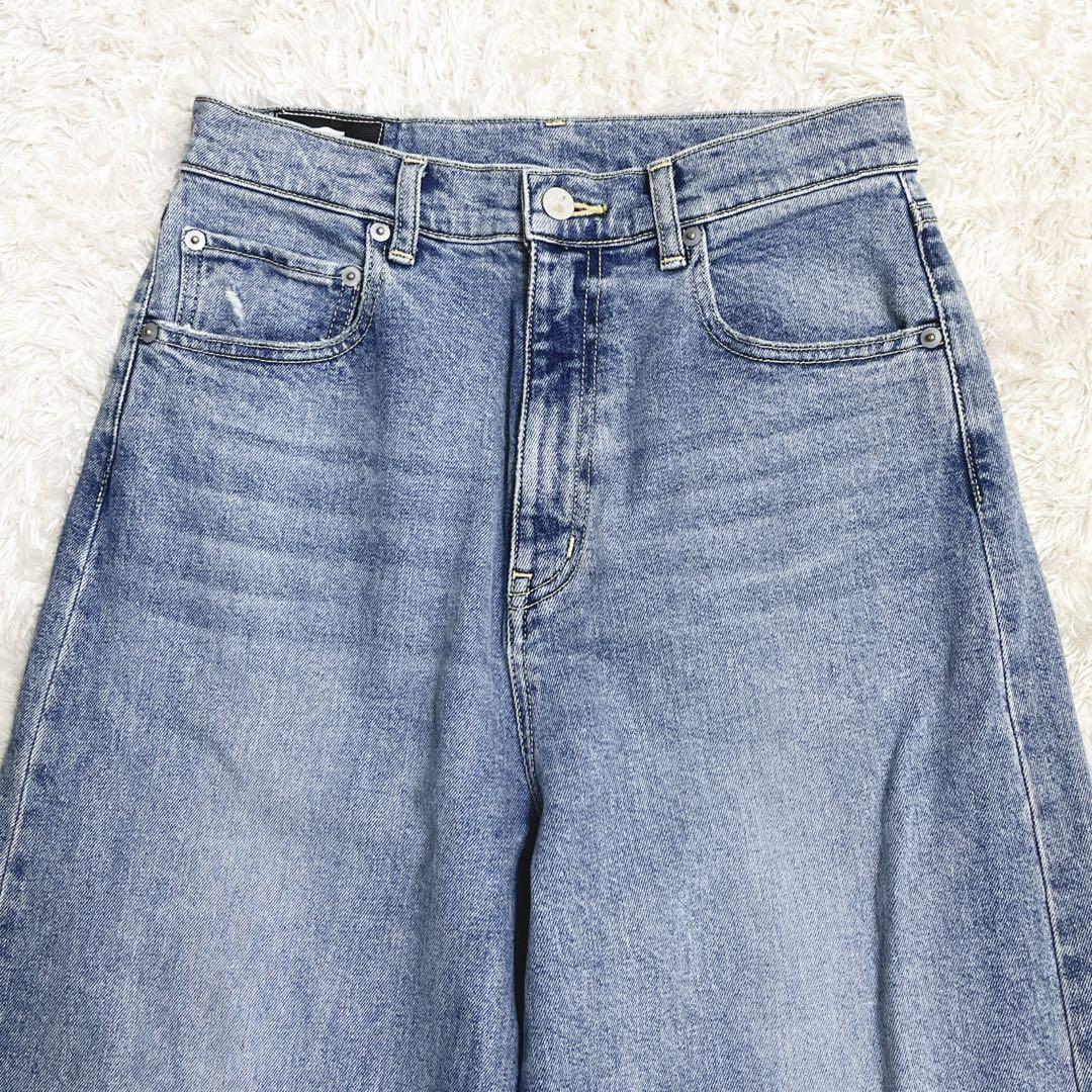 THE NEWHOUSE TNH MILTON JEAN ブルー　ワイド　25