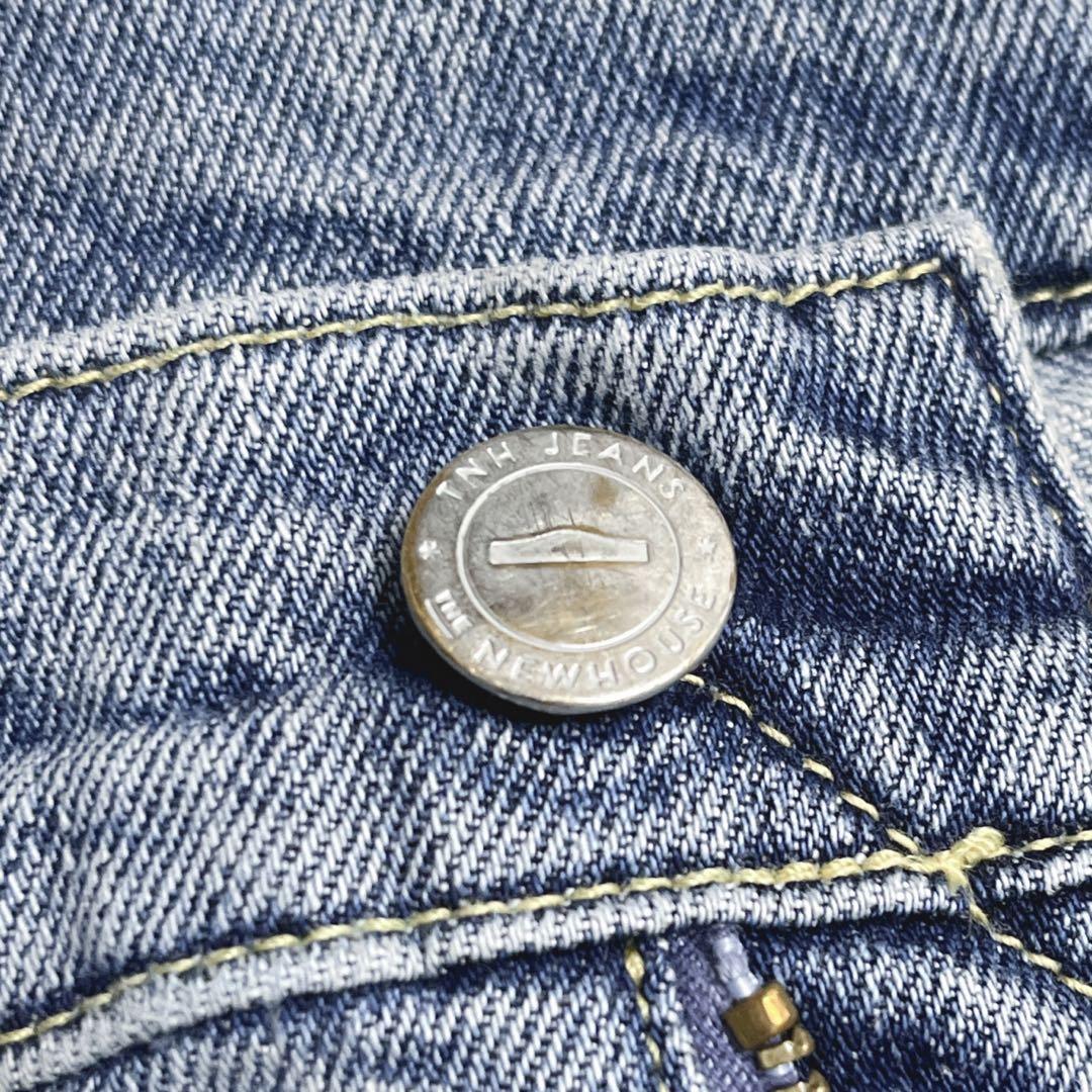 THE NEWHOUSE TNH MILTON JEAN ブルー　ワイド　25