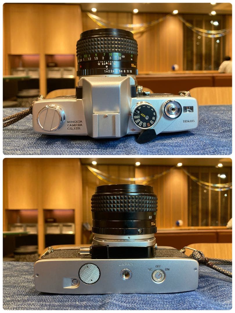 minolta srt101★ロッコールf1.4 ★完動品＊美品＊初期保証付き