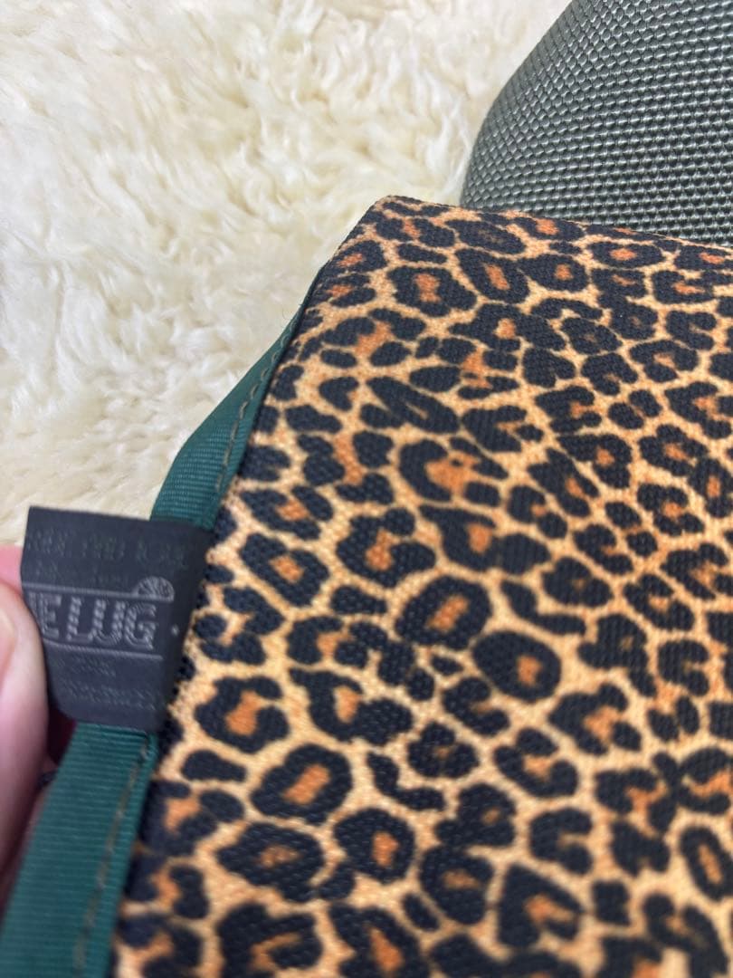 THE BLUE LUG ヒョウ柄 大判 メッセンジャーバッグ カバン 鞄