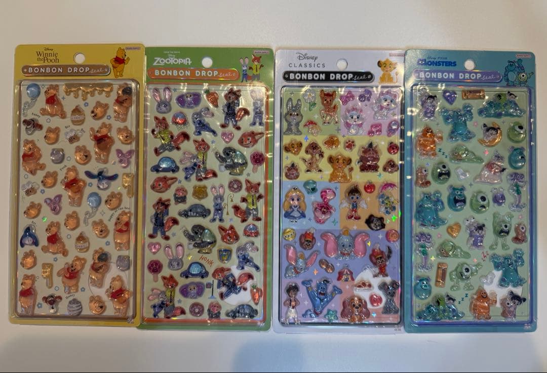 正規品　ディズニー　ボンボンドロップシール　クラシック　ズートピア