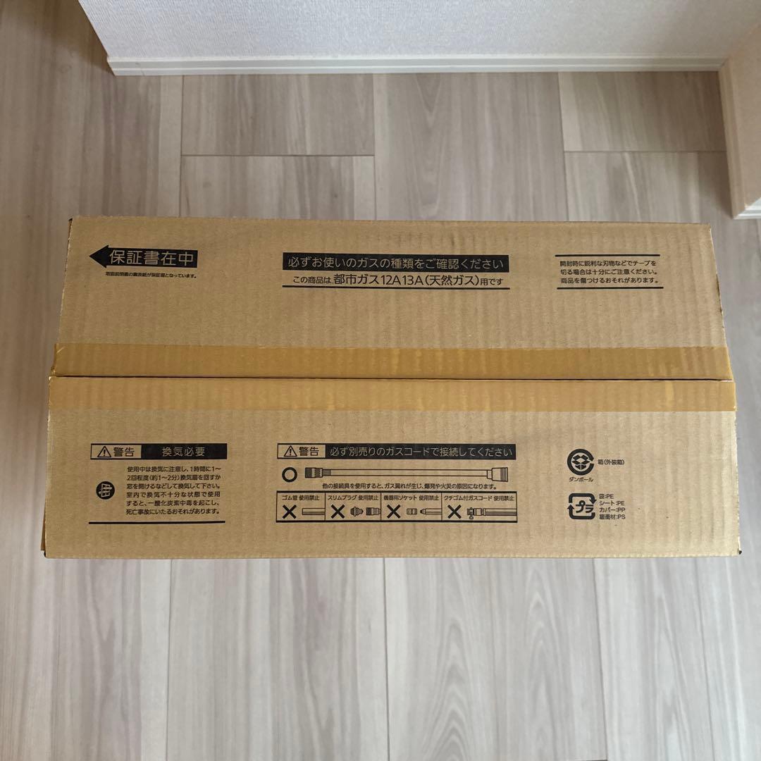 【極美品】ノーリツ　ガスファンヒーター　GFH-4007S-W5 都市ガス