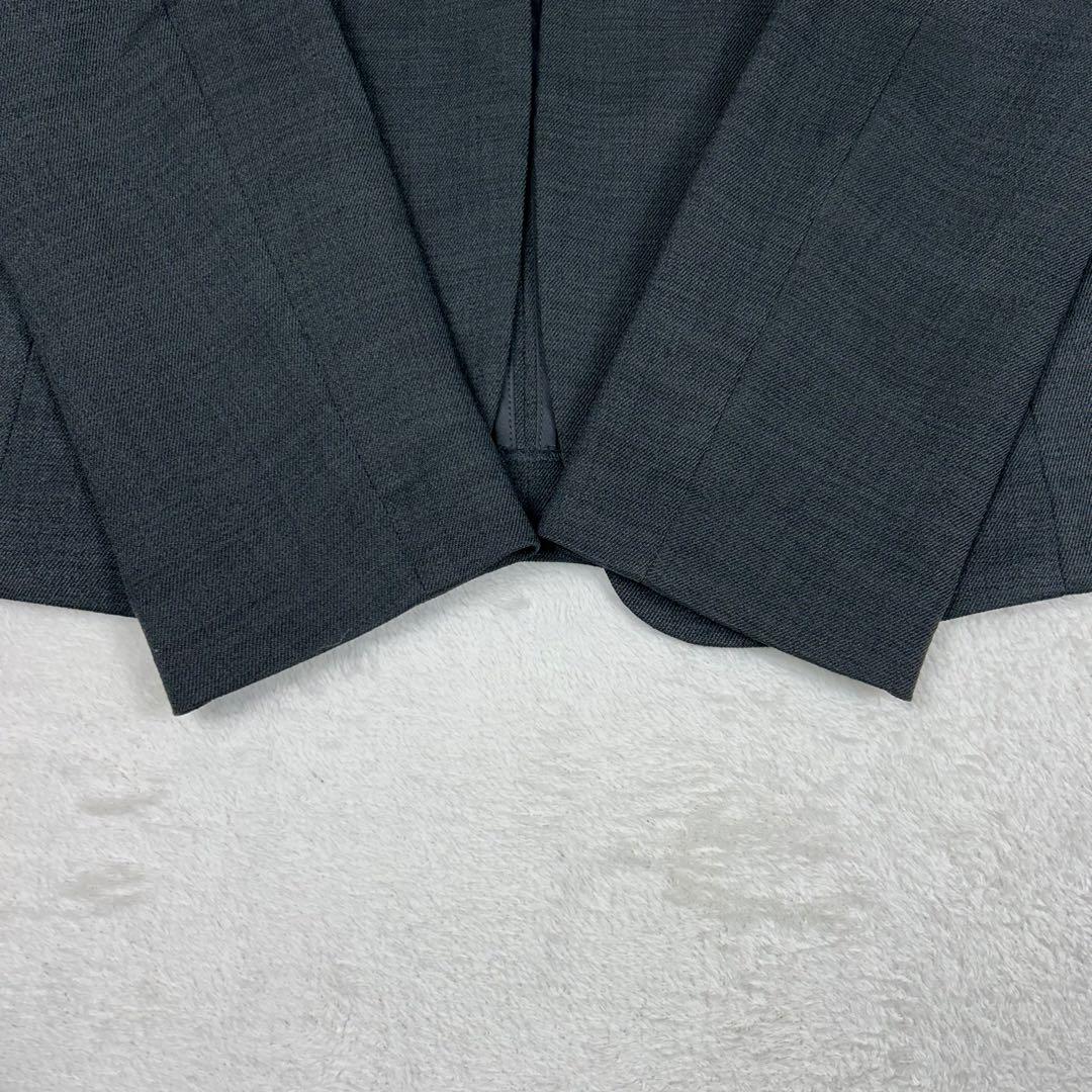 美品✩ユナイテッドアローズ ノーカラーパンツスーツセットアップ ストレッチ 洗濯