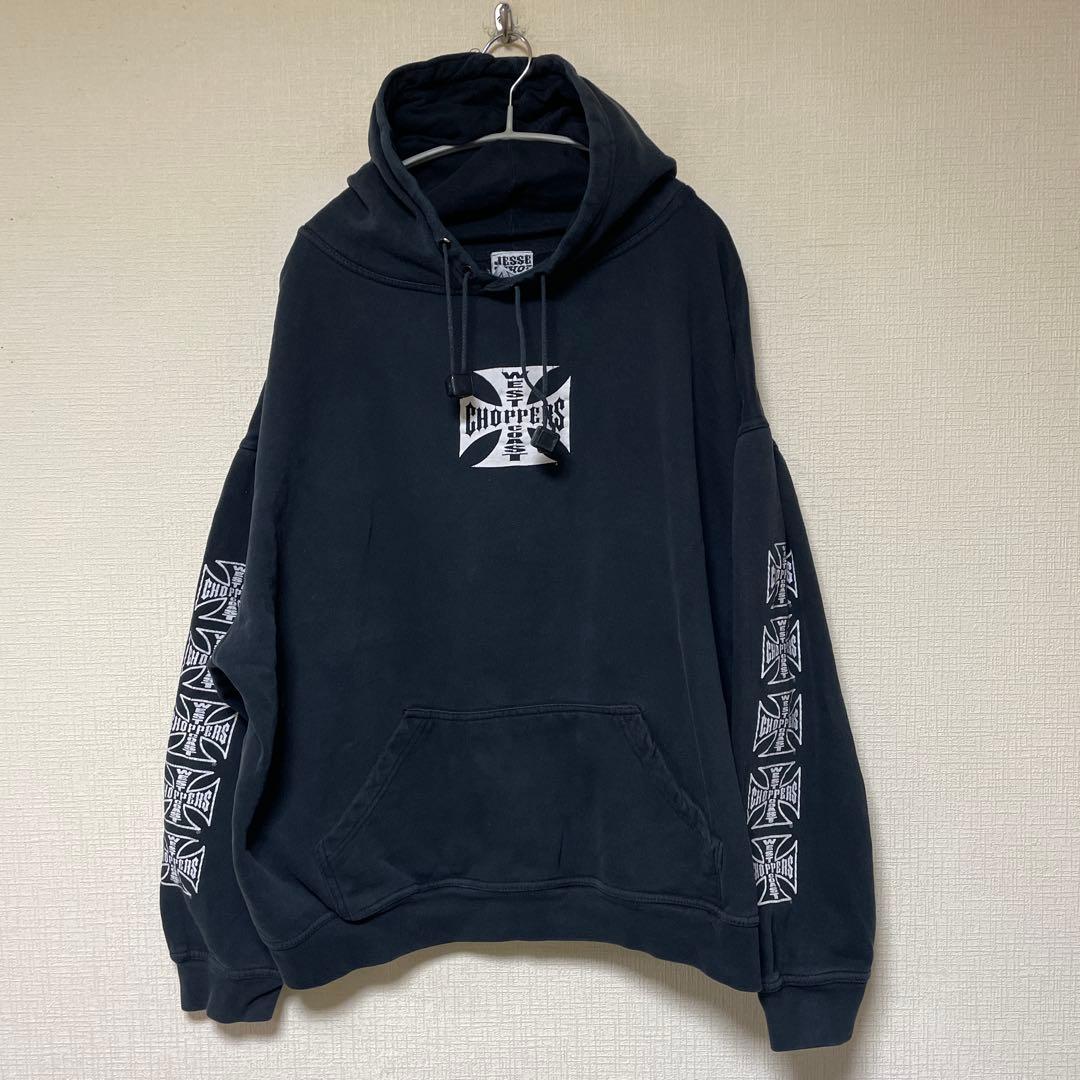 West Coast Choppers Jesse who パーカー ブラック