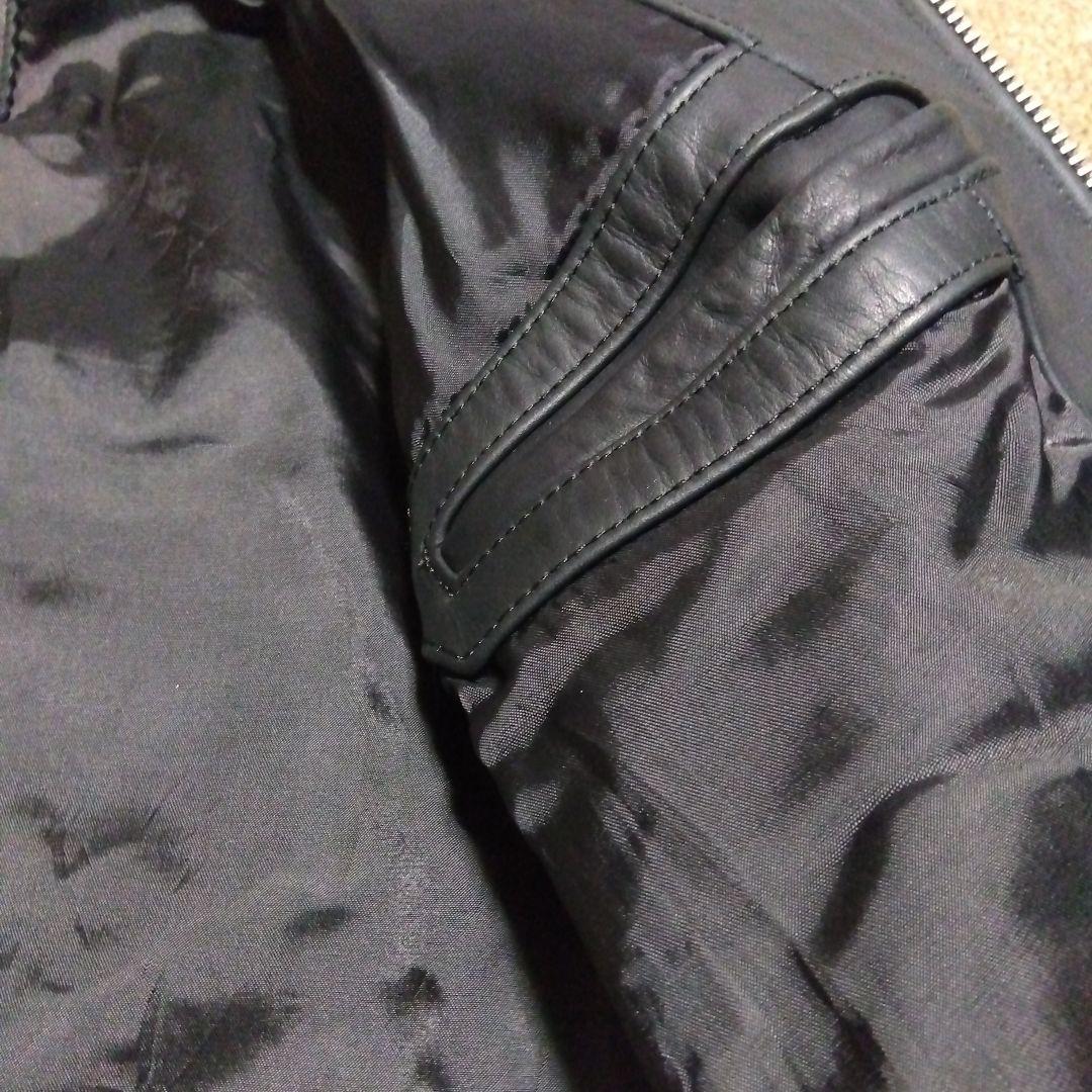 Mサイズ 美品 ハーレーダビッドソン 純正 レザー シングルライダースジャケット