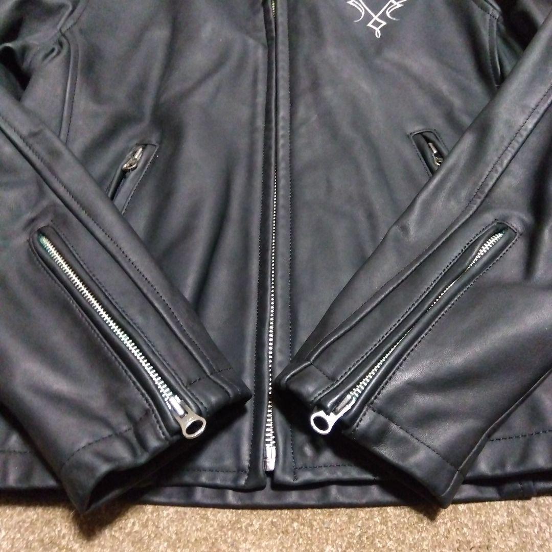 Mサイズ 美品 ハーレーダビッドソン 純正 レザー シングルライダースジャケット