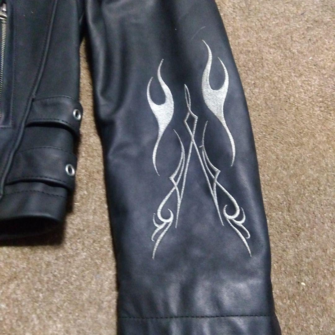 Mサイズ 美品 ハーレーダビッドソン 純正 レザー シングルライダースジャケット