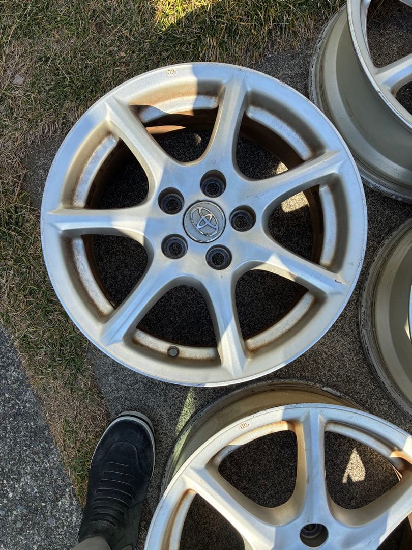 4本セット　50エスティマ　アエラス純正ホイール17インチ