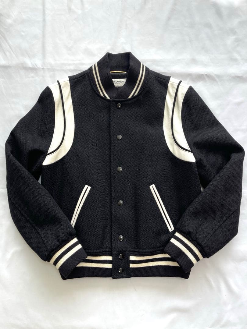 サンローラン　テディジャケット　レディース　40 ブラック