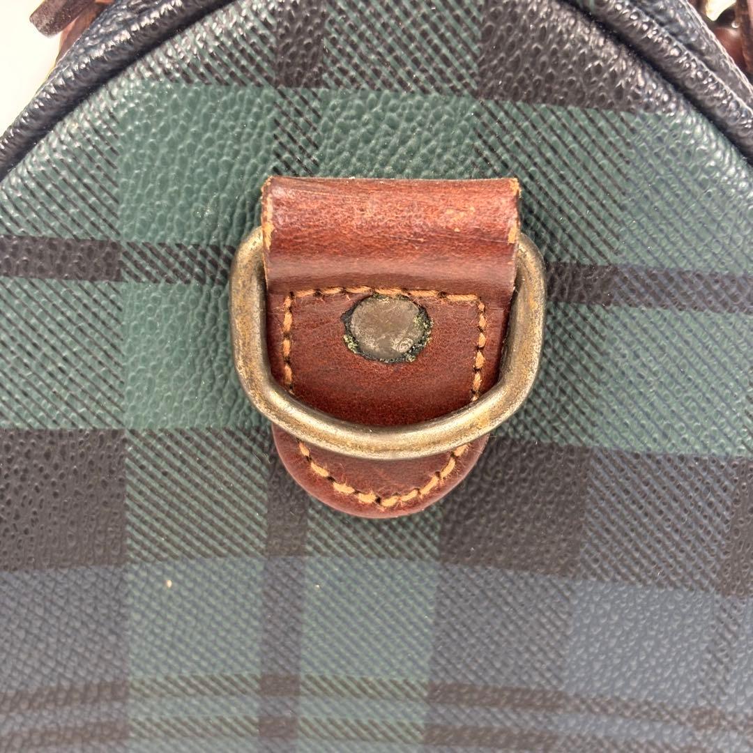 希少✨Polo Ralph Lauren ミニボストンバッグ タータンチェック