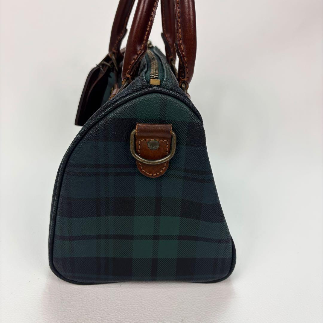 希少✨Polo Ralph Lauren ミニボストンバッグ タータンチェック