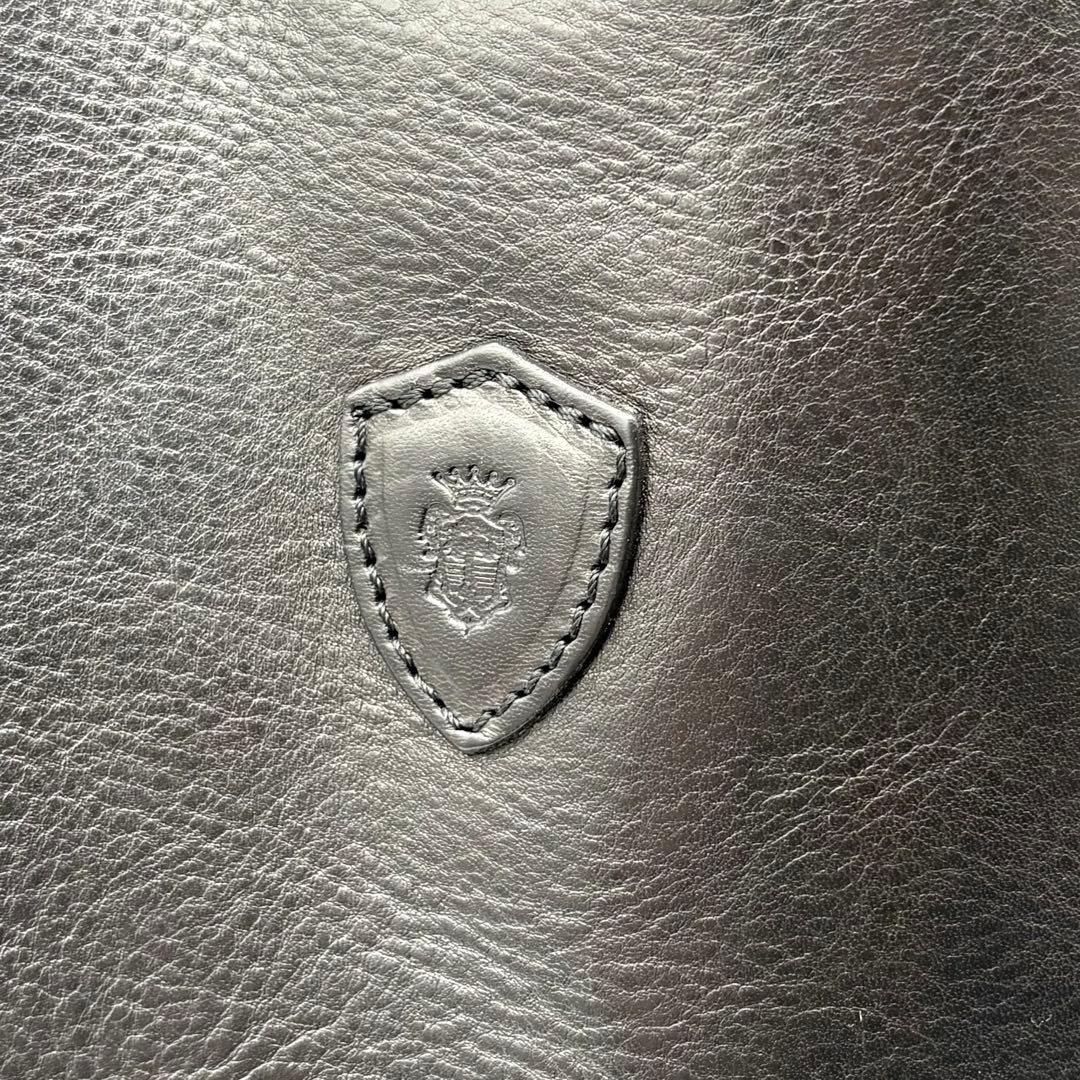 【美品】フェリージ トートバッグ レザー 15-50 ブラック 肩掛け A4可