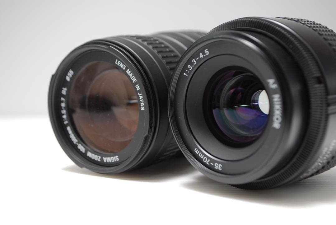 ❤️ショット数約1000回❤️Nikon D70S 望遠レンズセット 動作良好