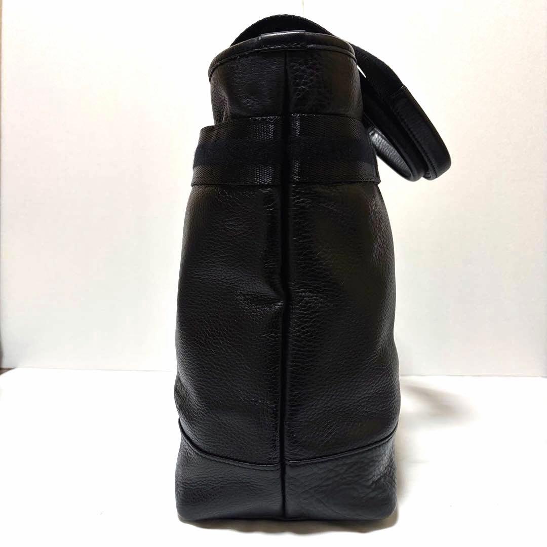 未使用級✨ポーター ディライト トートバッグ A4可 カモフラ オールレザー 黒