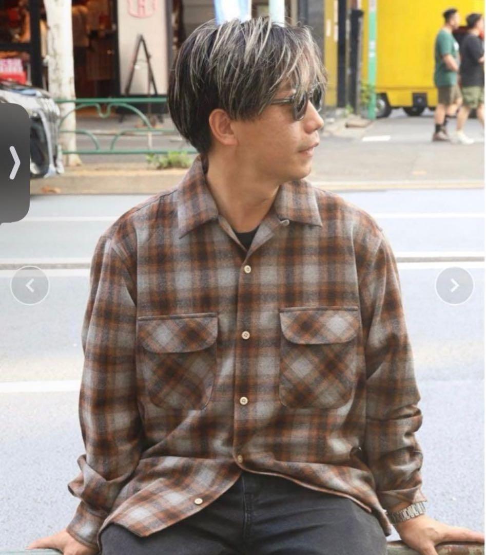 r*s様 back number バックナンバー　FJ ボードシャツ　ブラウン