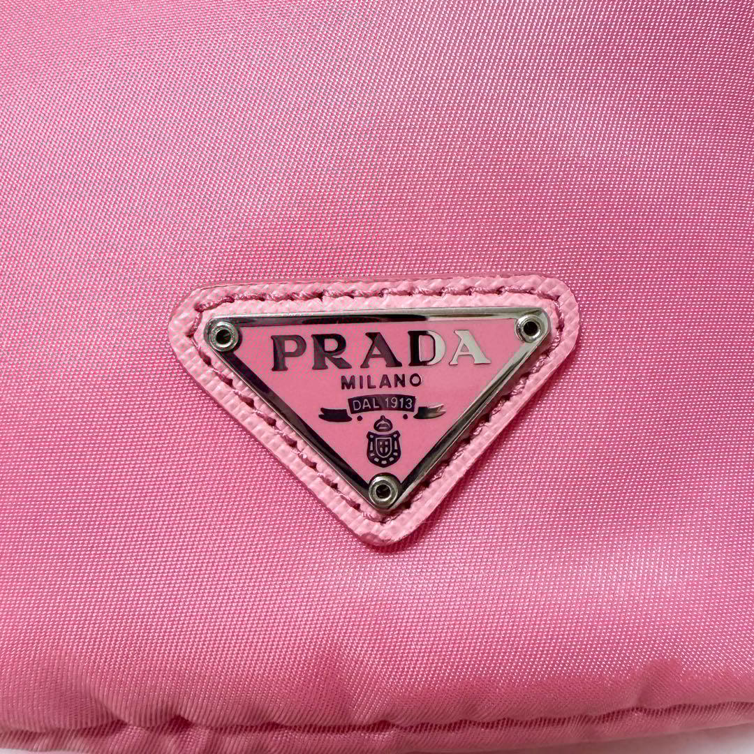 【未使用級】 PRADA プラダ Re-Nylon ポーチ リナイロン 巾着