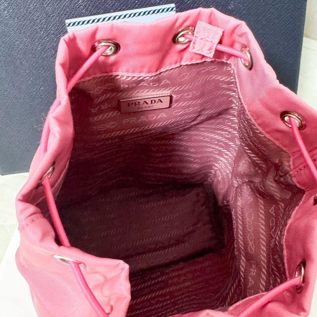 【未使用級】 PRADA プラダ Re-Nylon ポーチ リナイロン 巾着