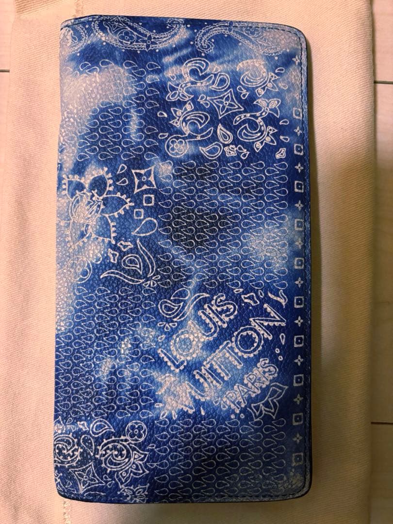 Louis Vuitton ポルトフォイユプラザ モノグラムバンダナ 長財布