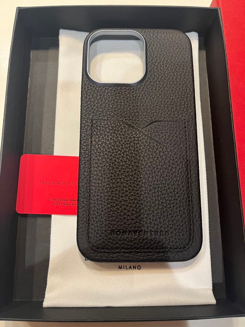 BONAVENTURA iPhone用ケース ブラック