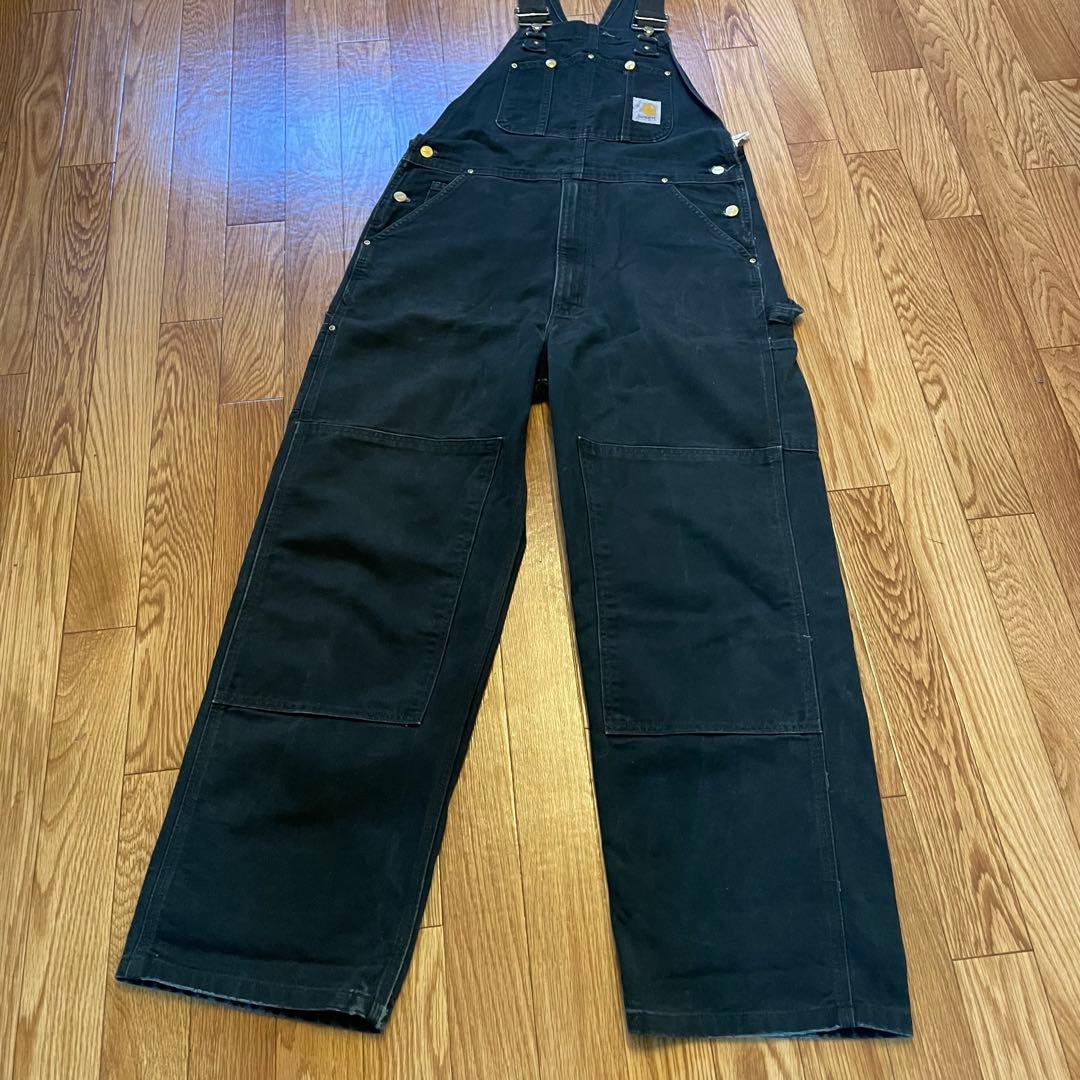 00s Carhartt カーハート ブラック オーバーオール W36