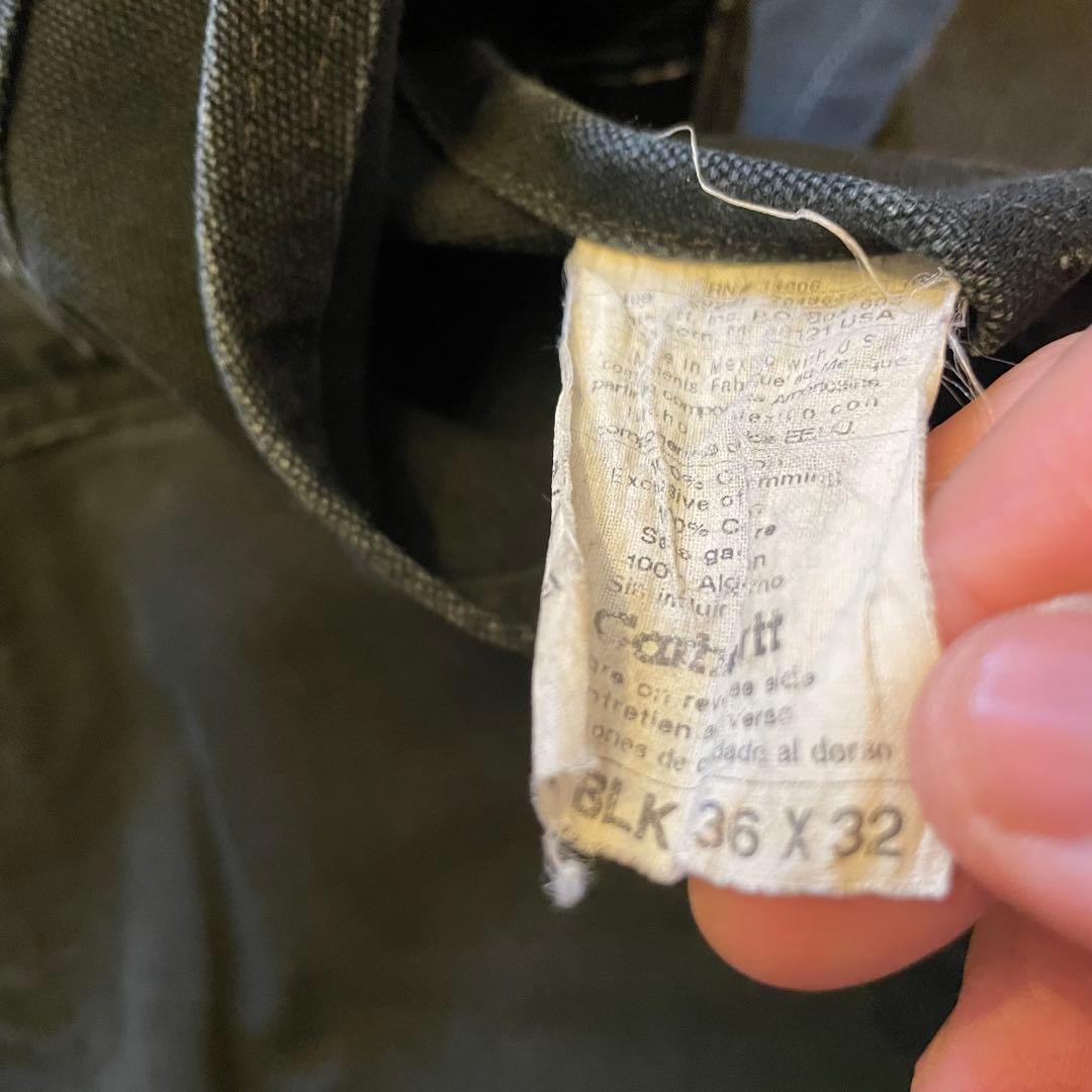 00s Carhartt カーハート ブラック オーバーオール W36