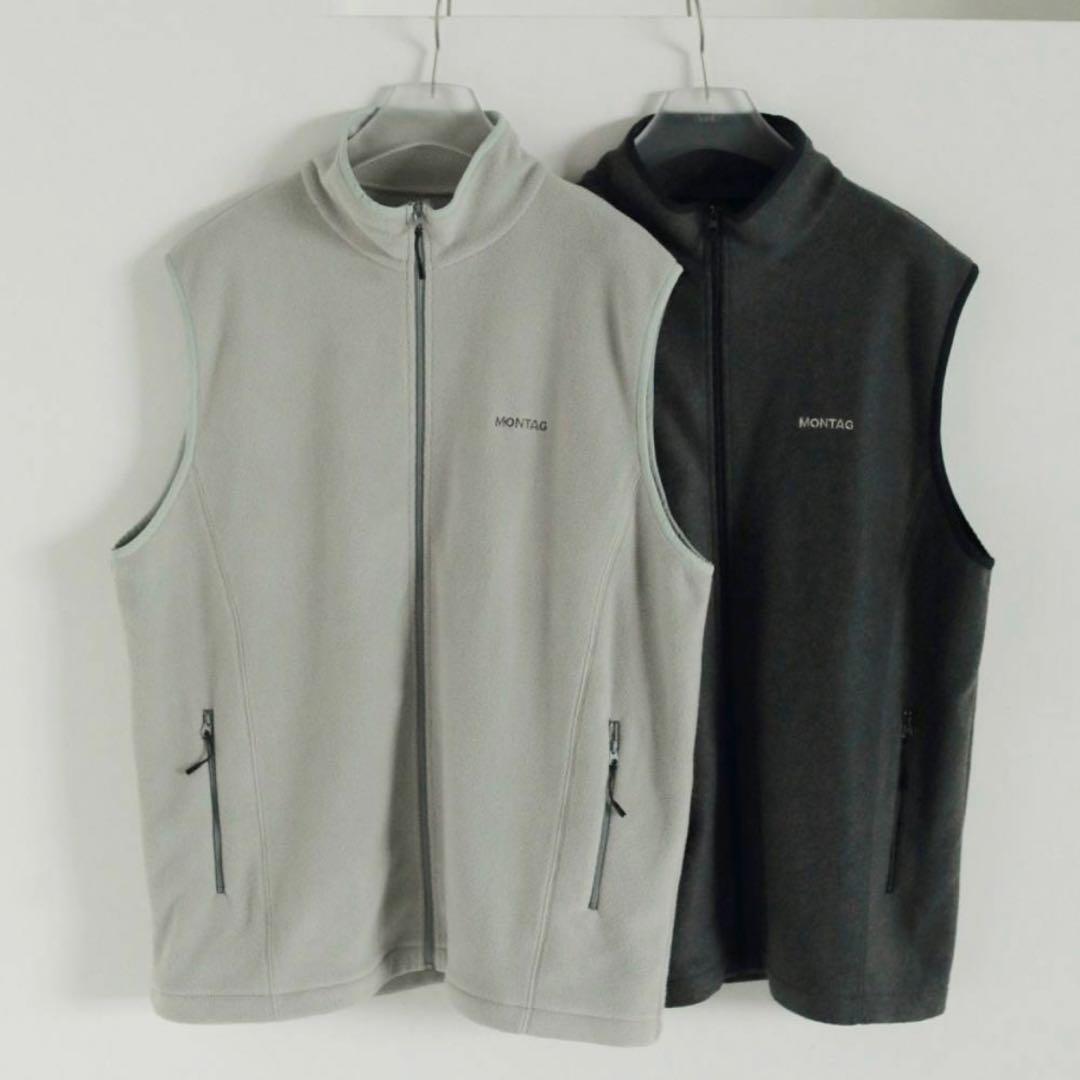 新品　anuke アンヌーク　Fleece Zip Vest ベスト