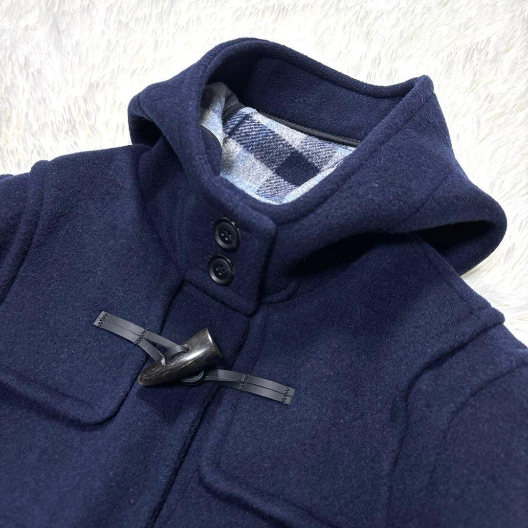 美品 ✨ 現行タグ LONDON TRADITION 英国製 ダッフルコート 紺